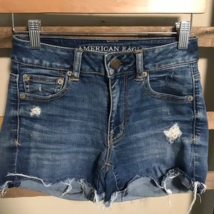 American Eagle High Rise Shorts Size 0